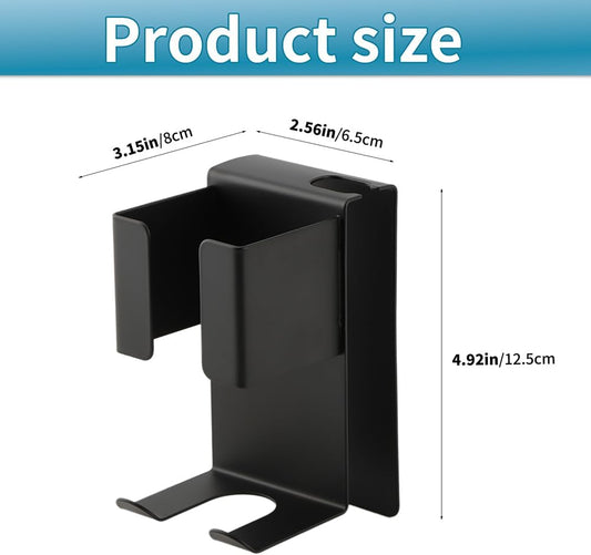 Hair Straightener Holder Wall Mounted, Blow Dryer Curling Iron Organizer