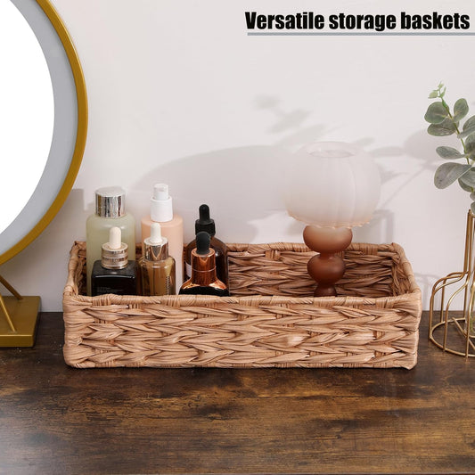 Handwoven Tissue Holder Boxes,Toilet Paper Holders Storage Basket
