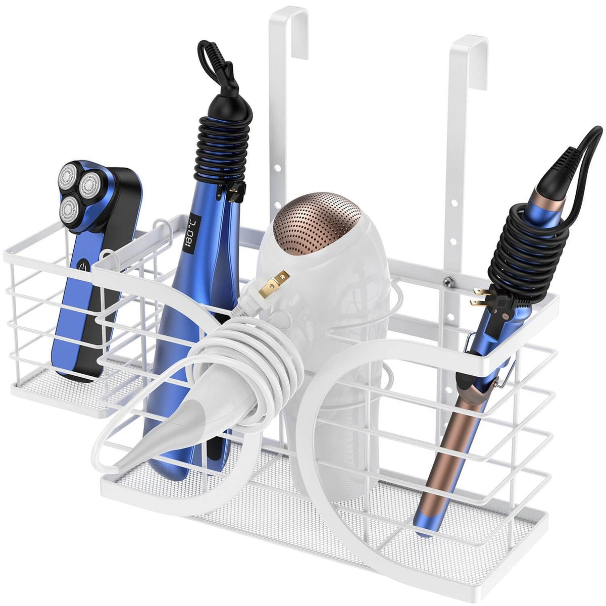Hair Dryer Holder 3 in 1 Hair Tool Organizer - Blow Dryer Holder