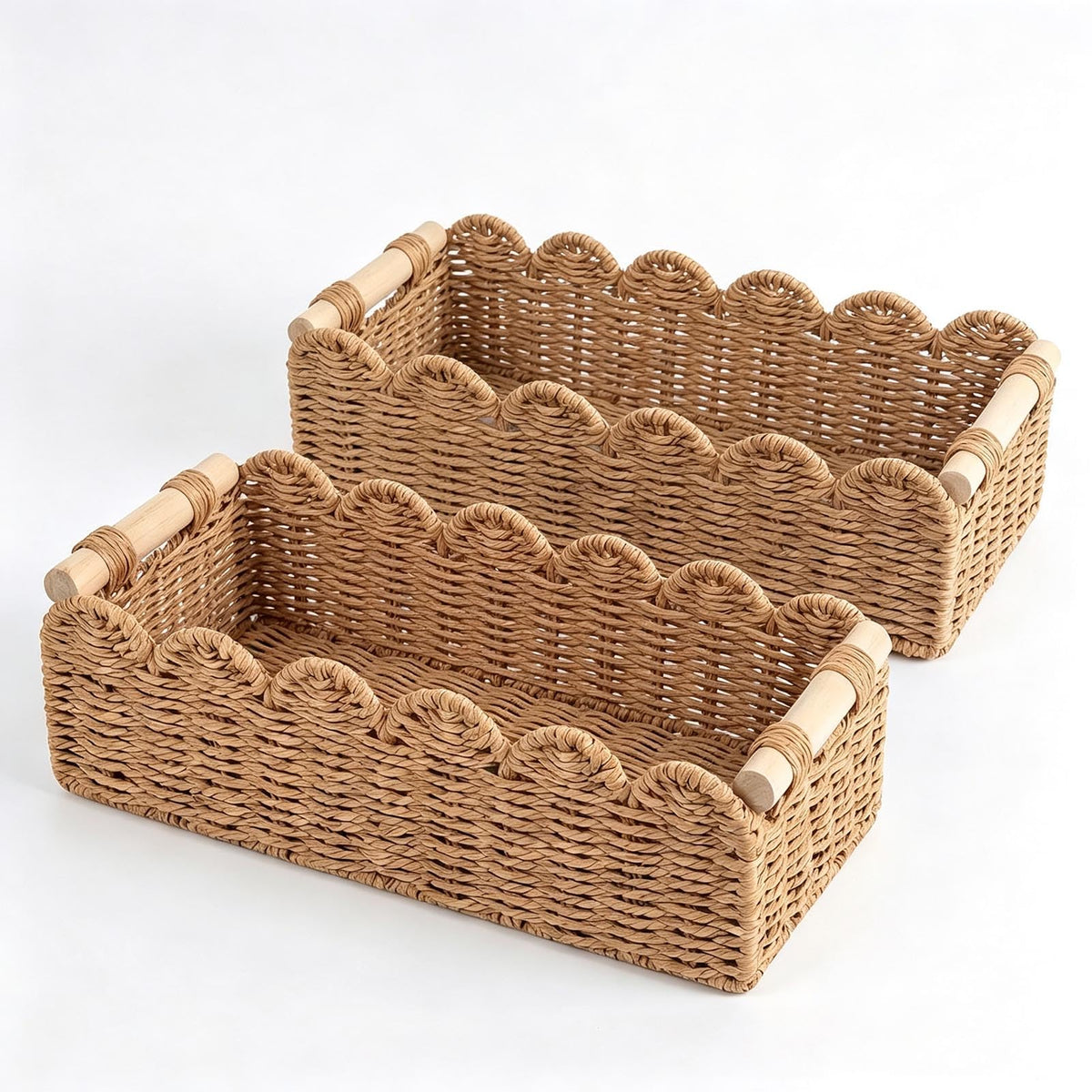 Toilet Paper Storage Basket for the Top of the Toilet Tank – A Decorative and Functional Organizer Toilet Basket Tank Topper, Ideal for Bathrooms, Living Rooms, or Bedroom Countertops
