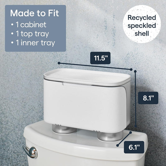 YouCopia HideAway Toilet Cabinet, Over Toilet Bathroom Storage Organizer
