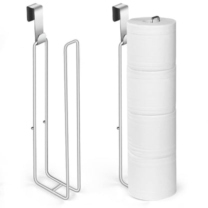 Toilet Paper Holder with Storagefor 3 Roll Tissue （Black 1 Pcs）