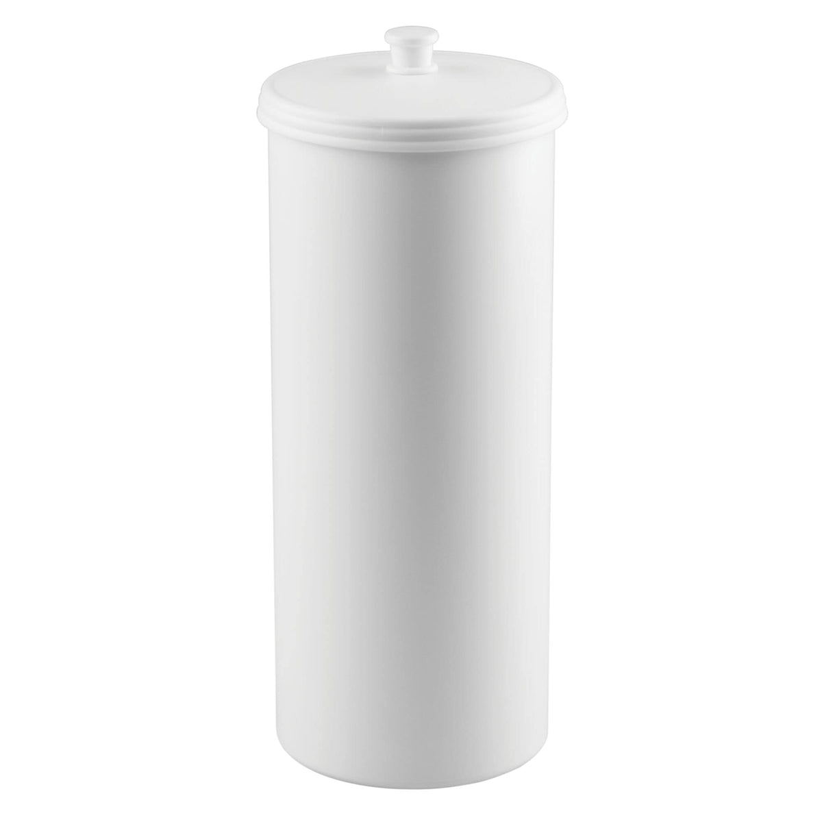 iDesign Freestanding Bathroom Toilet Paper Storage Holder, Matte Black