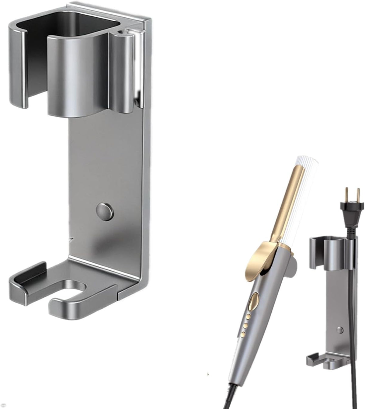 Curling Iron Holder Wall Mount, Flat Iron Holder for Hair Tools