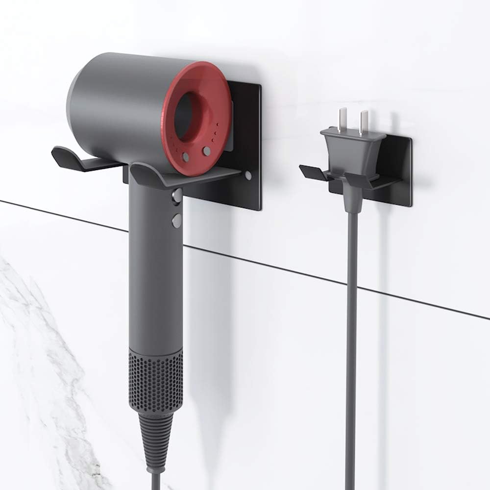 XIGOO Self Adhesive Hair Dryer Holder Wall Mounted