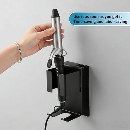 Hair Straightener Holder Wall Mounted, Blow Dryer Curling Iron Organizer
