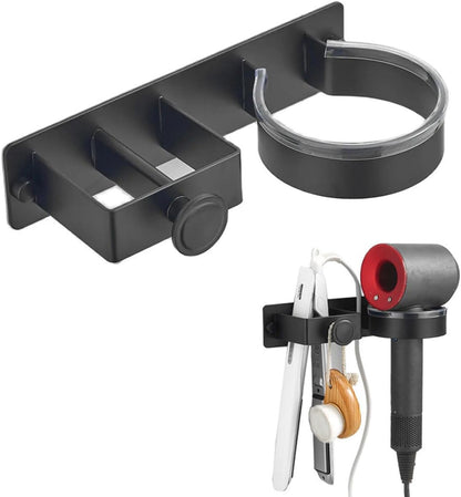 Wall Mounted Holder For Hair Dryer and Straightener
