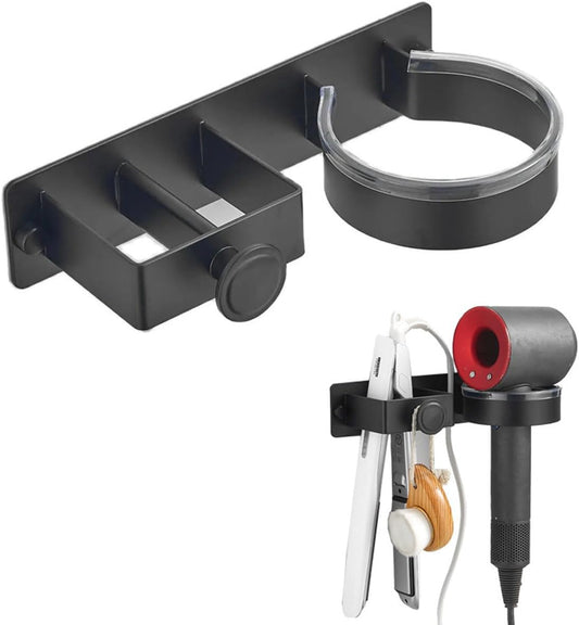 Wall Mounted Holder For Hair Dryer and Straightener