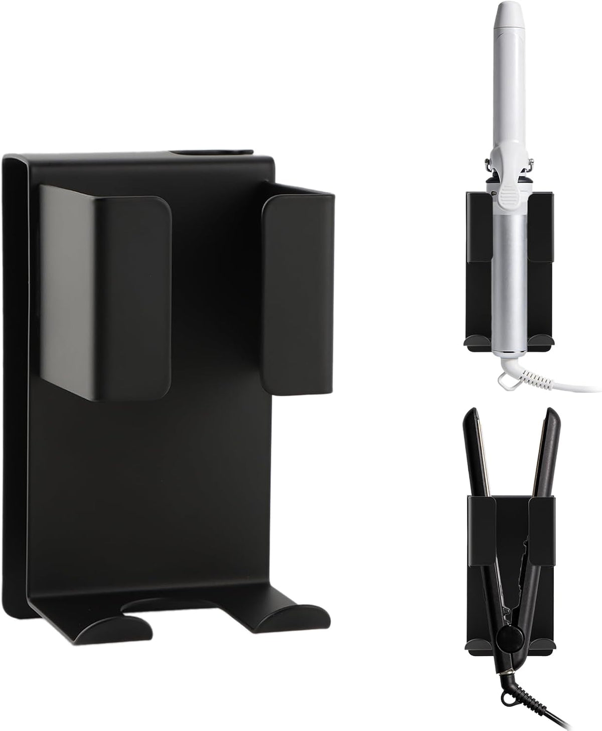 Hair Straightener Holder Wall Mounted, Blow Dryer Curling Iron Organizer