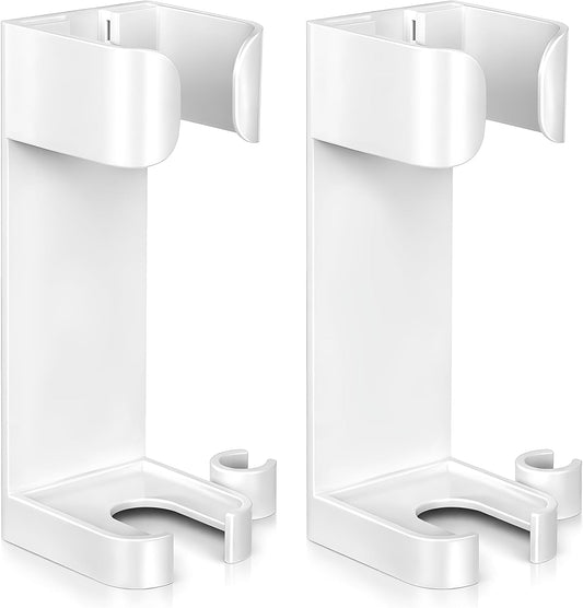 2 Pcs Wall Mount Hair Tool Organizer, Curling Iron Holder Wall Mount Hot Hair Tool Holders for Holds Hairs Dryer and Flat Iron and Curling Hairs Straighteners Combs