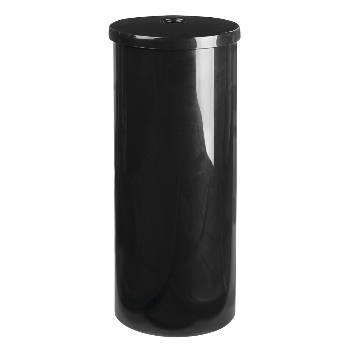 iDesign Freestanding Bathroom Toilet Paper Storage Holder, Matte Black