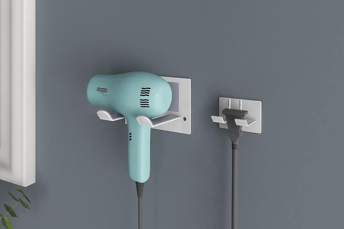 XIGOO Self Adhesive Hair Dryer Holder Wall Mounted