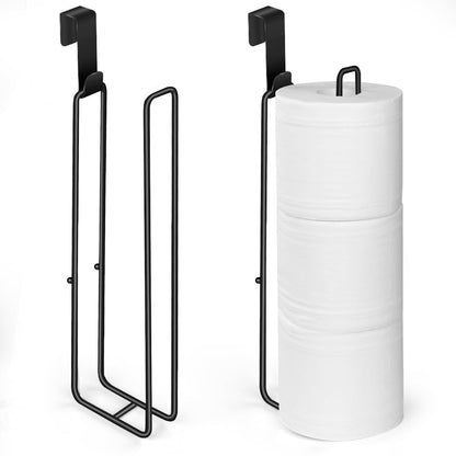 Toilet Paper Holder with Storagefor 3 Roll Tissue （Black 1 Pcs）