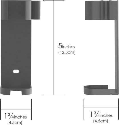 Linkidea 2 Pack Curling Iron Holder Wall Mount for Devices Diameter Under 1.38" (3.5CM), Hair Styling Tool Storage Organizer, Hairdressing Hanging Rack Stand for Flat Irons, Curling Wands