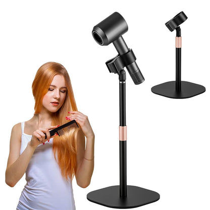 Hair Dryer Stand Holder-19 inch Ultra Stable Countertop Blow Dryer Stand