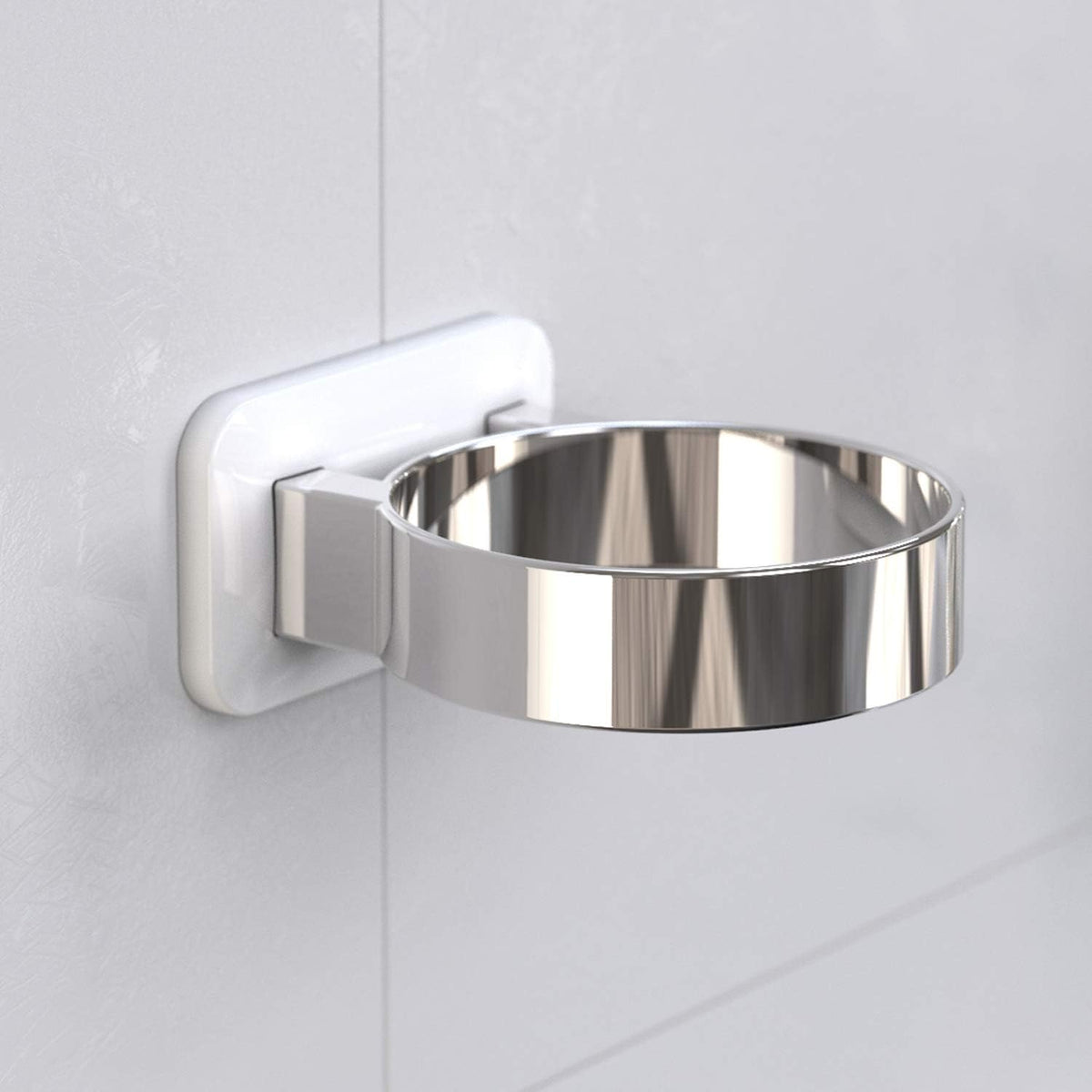 Hair Dryer Holder For Wall Mount , Bathroom Cabinet Door Blow Dryer Stand