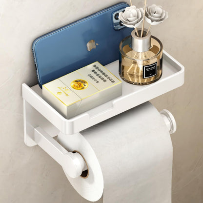 VOLDRA Toilet Paper Holder Stand with Shelf, Free Standing Black Toilet Paper Roll Holder with Wipes Storage Drawer Heavy Duty Floor Bathroom Tissue Holder Freestanding No Drill Tp Holder for 7 Rolls