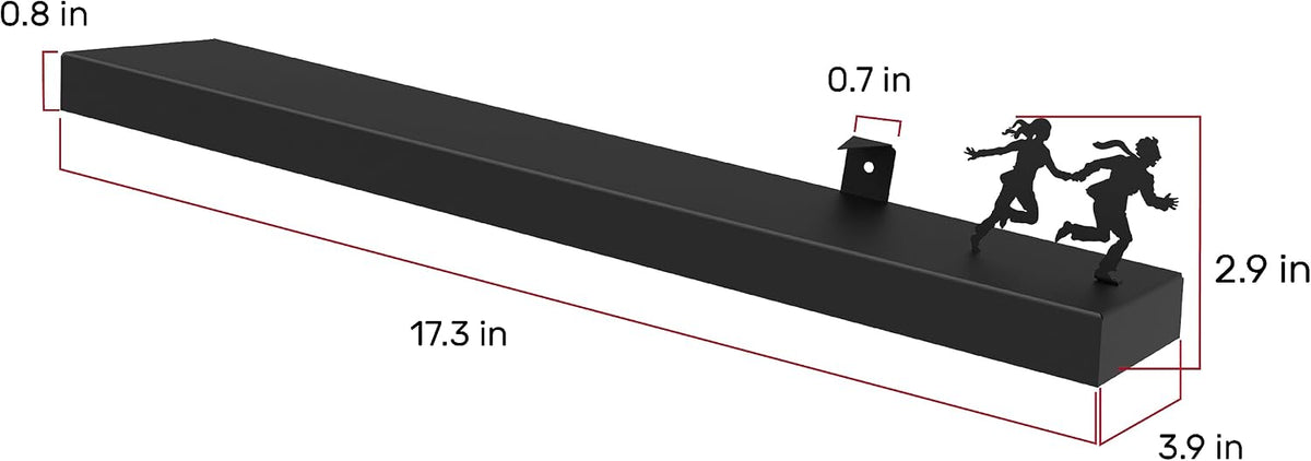 Funny Toilet Paper Holder Floating Wall Shelf - Avalanche Design