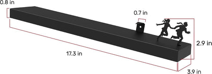 Funny Toilet Paper Holder Floating Wall Shelf - Avalanche Design