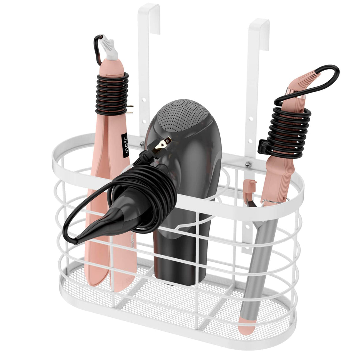 Hair Dryer Holder 3 in 1 Hair Tool Organizer - Blow Dryer Holder