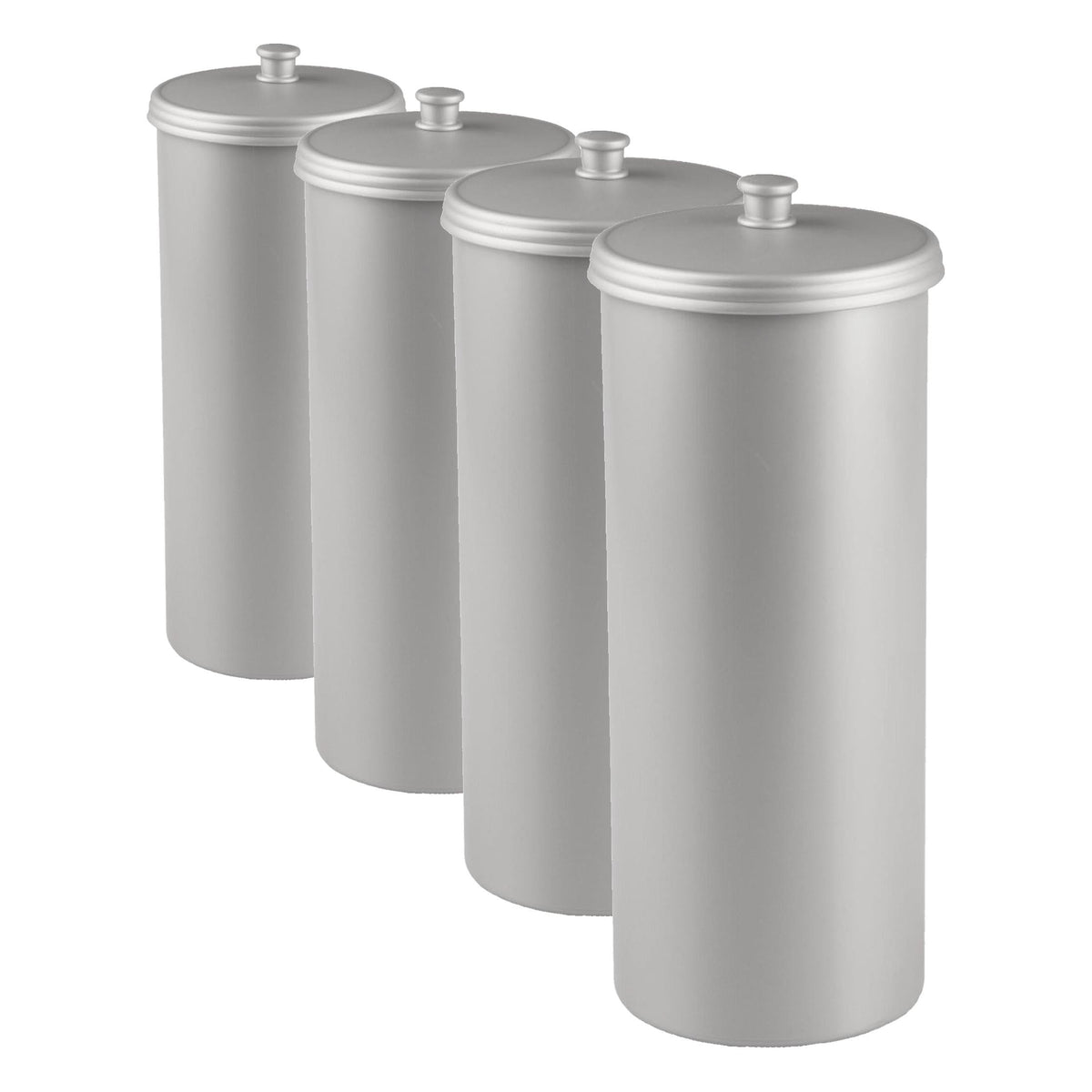 iDesign Freestanding Bathroom Toilet Paper Storage Holder, Matte Black