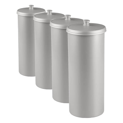 iDesign Freestanding Bathroom Toilet Paper Storage Holder, Matte Black