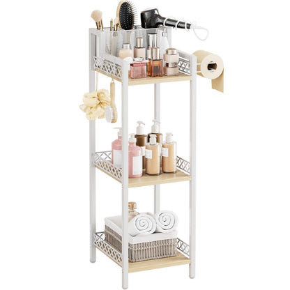Bathroom Storage and Organizer Shelf Hair Dryer Holder, 9.85in
