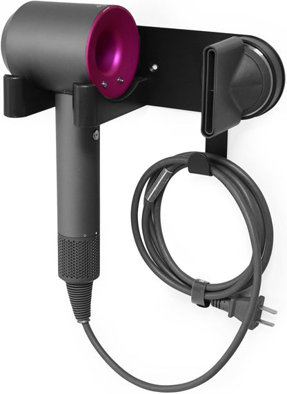 Wall-Mounted Hair Dryer Holder, Adhesive Blow Dryer Craddle
