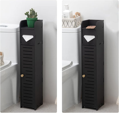 AOJEZOR Small Bathroom Storage Cabinet: Protect Rental Deposit for Renters