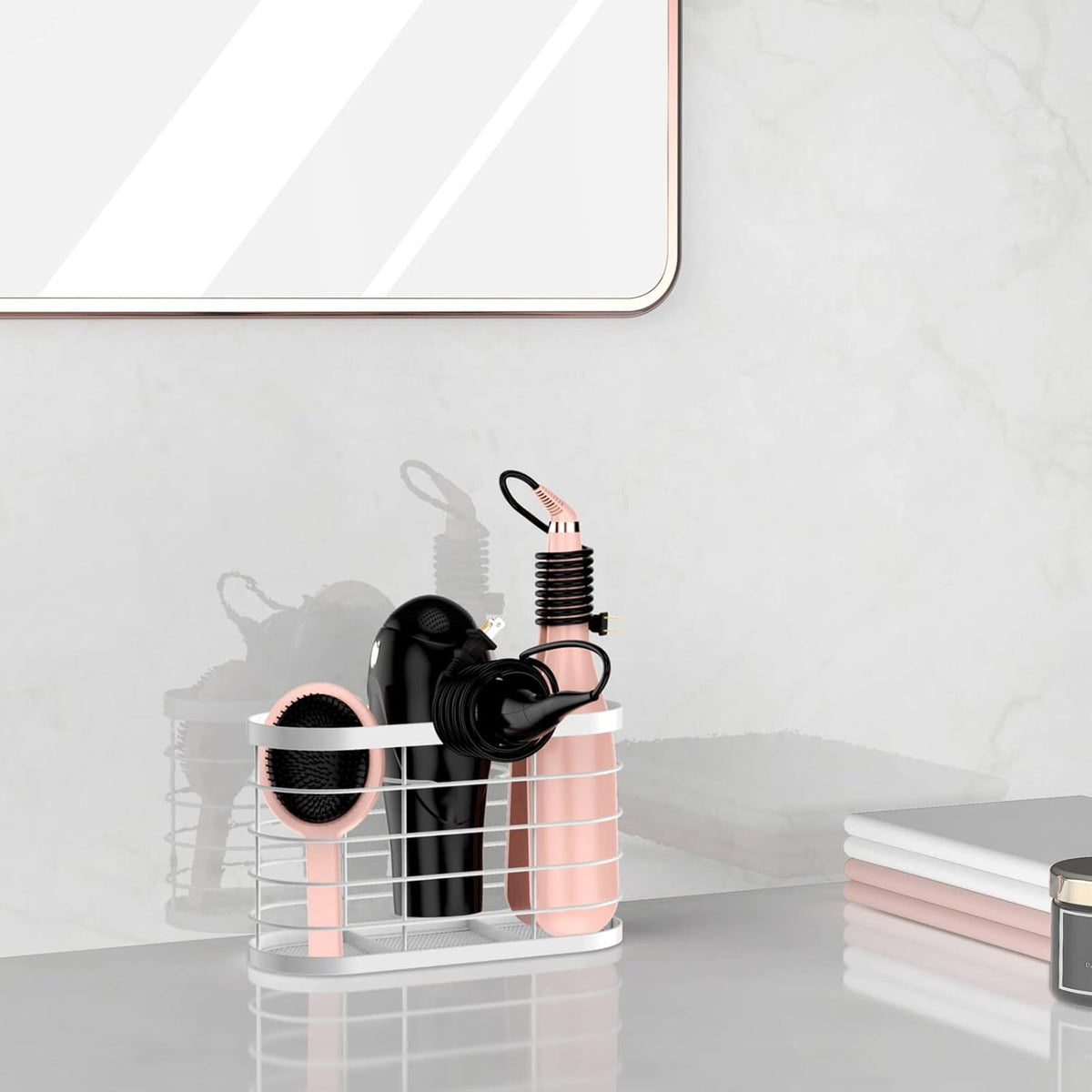 Hair Dryer Holder 3 in 1 Hair Tool Organizer - Blow Dryer Holder