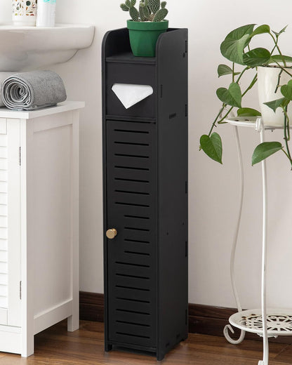 AOJEZOR Small Bathroom Storage Cabinet: Protect Rental Deposit for Renters