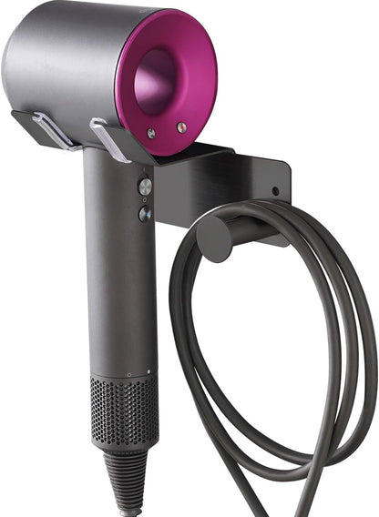 Hair Dryer Holder, Hair Dryer Holder Wall Mounted, Self Adhesive Blow Dryer Holder, Stainless Steel Dyson Hair Dryer Holder, Hairdryer Holder for Bathroom BANJEKT