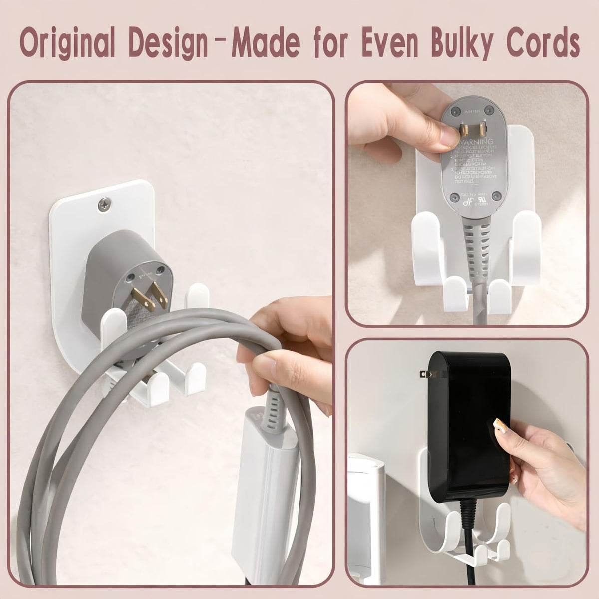 Dyson Airwrap Holder, Aluminum Curling Iron Holder Wall Mount for Dyson Airwrap/Airstraight/Shark Flex Style, Flat IronHolder for Bathroom Storage, White