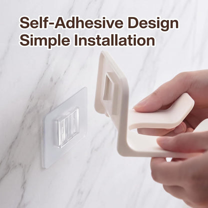 No Drill Hair Dryer Holder, Bathroom Wall Storage Bracket