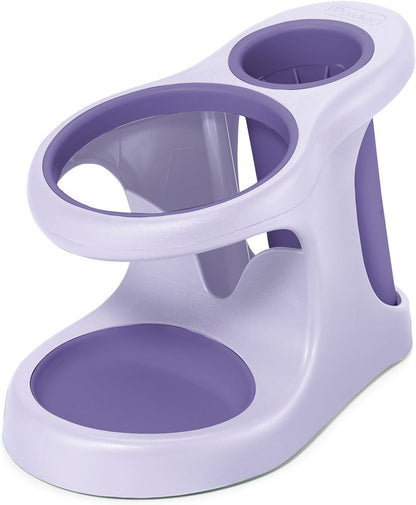 Polder White/Gray Style and Store Bathroom Accessory