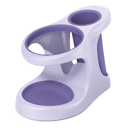 Polder White/Gray Style and Store Bathroom Accessory