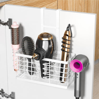 Sevenblue 2026 Upgraded 3-in-1 Universal Hair Tool Organizer, L Size, Black
