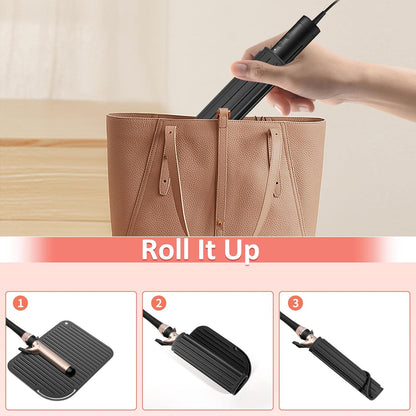 Heat Resistant Mat Large Silicone Hot Hair Tools Holder for Curling Irons Flat Iron Hair Straightener Mat Portable Vanity Pad Accessories/Organizer