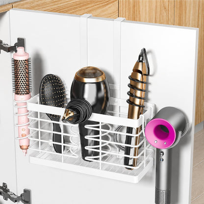 Sevenblue 2026 Upgraded 3-in-1 Universal Hair Tool Organizer, L Size, Black