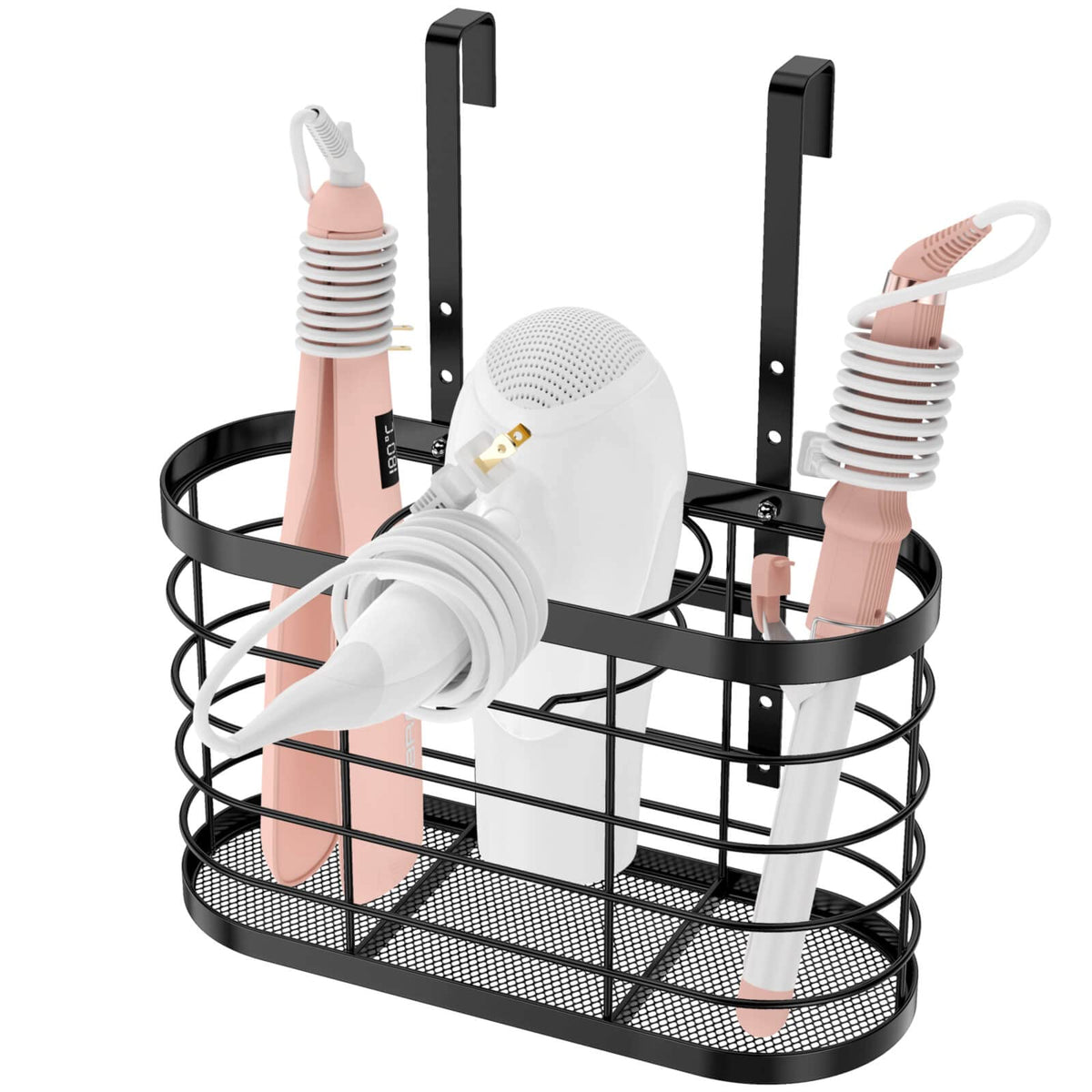 Hair Dryer Holder 3 in 1 Hair Tool Organizer - Blow Dryer Holder