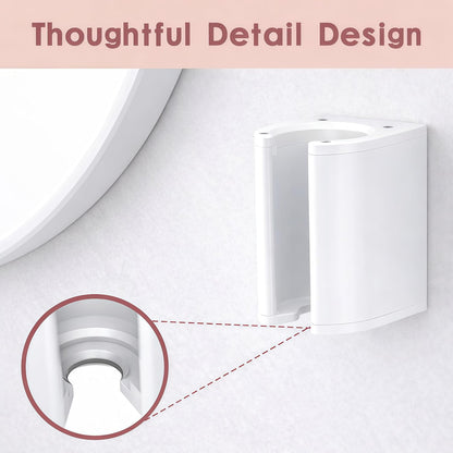 Dyson Airwrap Holder, Aluminum Curling Iron Holder Wall Mount for Dyson Airwrap/Airstraight/Shark Flex Style, Flat IronHolder for Bathroom Storage, White