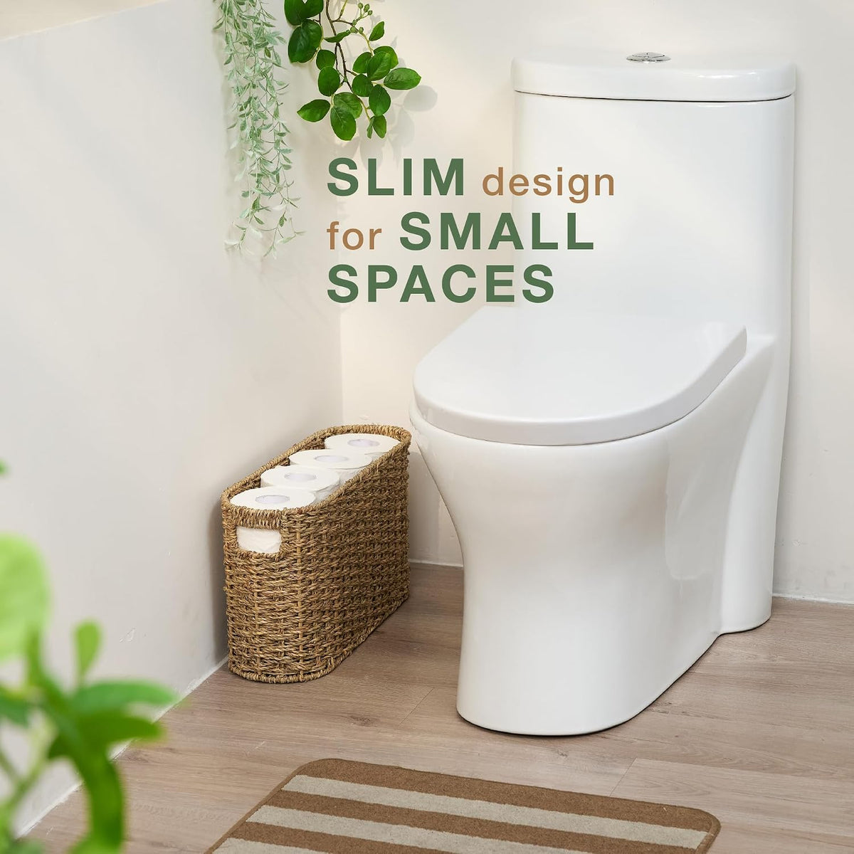 84ECO Seagrass Toilet Paper Storage Basket