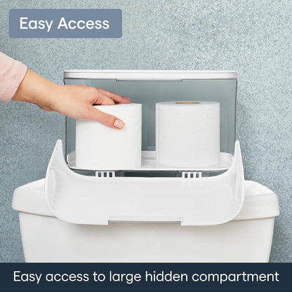 YouCopia HideAway Toilet Cabinet, Over Toilet Bathroom Storage Organizer