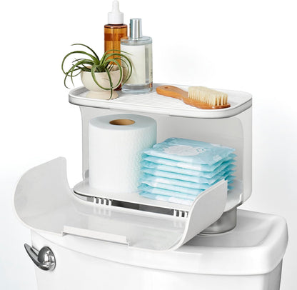 YouCopia HideAway Toilet Cabinet, Over Toilet Bathroom Storage Organizer
