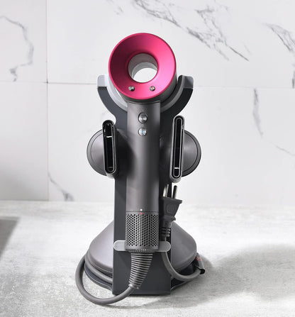 Hair Dryer Stand for Dyson Supersonic, Hair Dryer Holder Organizer for Diffuser Nozzle, Bathroom Countertop Storage Stand