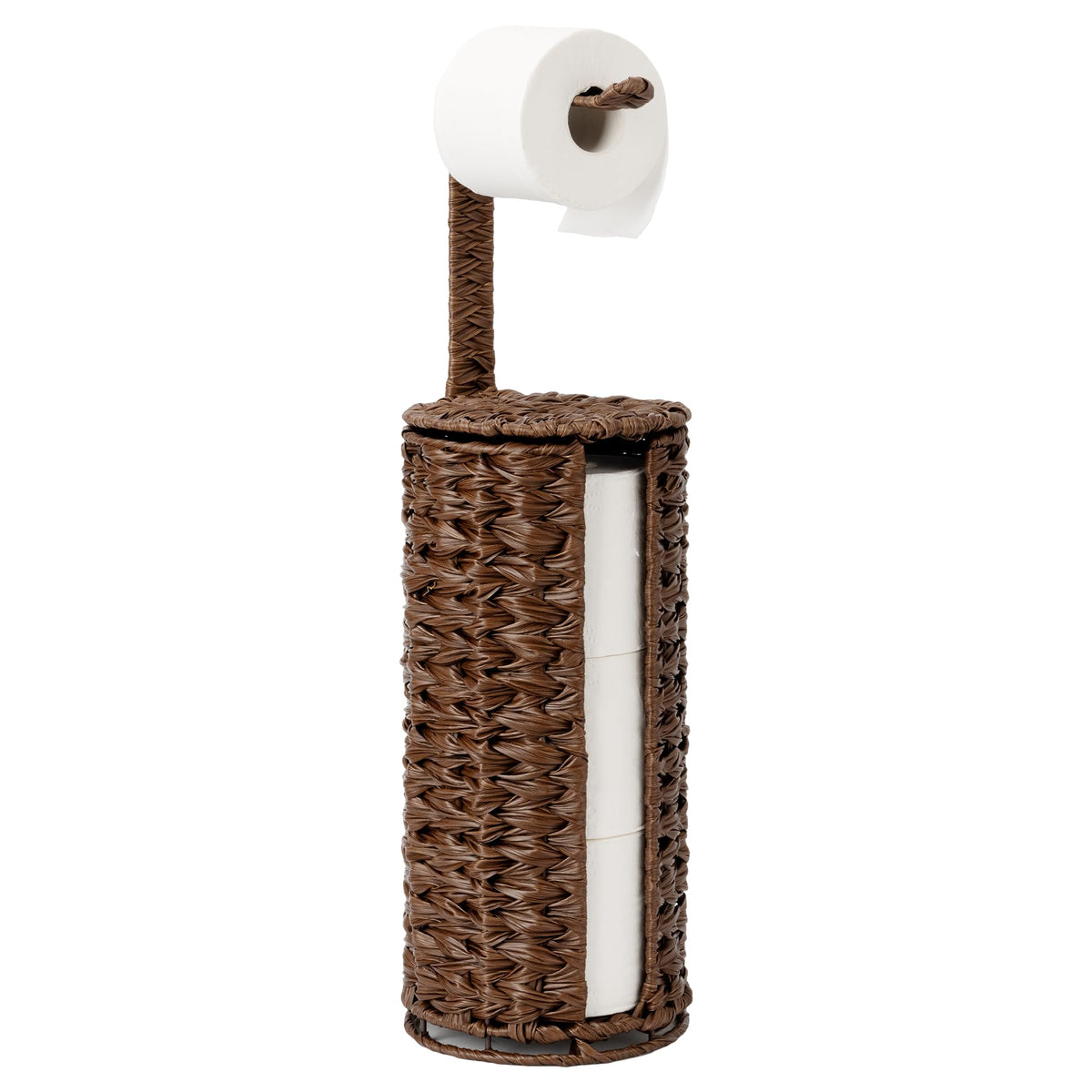 GRANNY SAYS Toilet Paper Storage with Lid, Wicker Toilet Paper Holder
