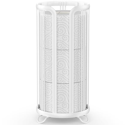 Epicano Toilet Paper Holder Stand,Freestanding Toilet Paper Storage,Black