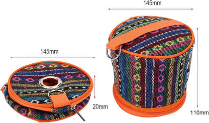 5.7x4.3in Toilet Paper Cover Camping Paper Holder with Hook