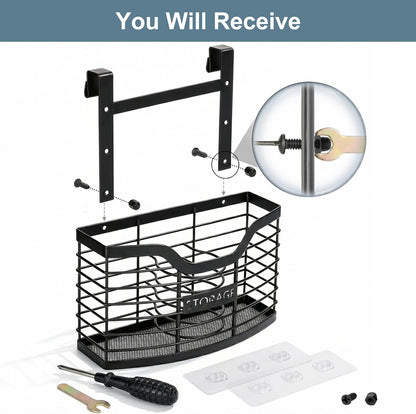 Hair Tool Organizer, Hair Dryer Holder for Bathroom Vanity Counter Cabinet