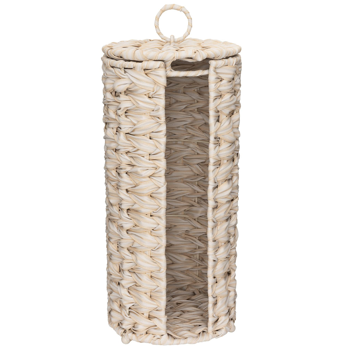 GRANNY SAYS Toilet Paper Storage with Lid, Wicker Toilet Paper Holder